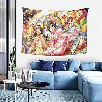 Amazon.co.jp: 麗日お茶子 タペストリー 壁掛け 飾り布